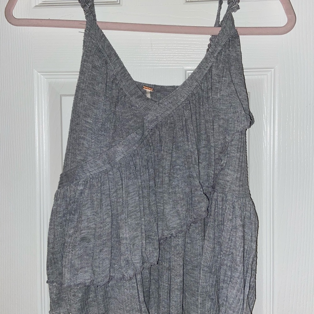 Free People gray tank top